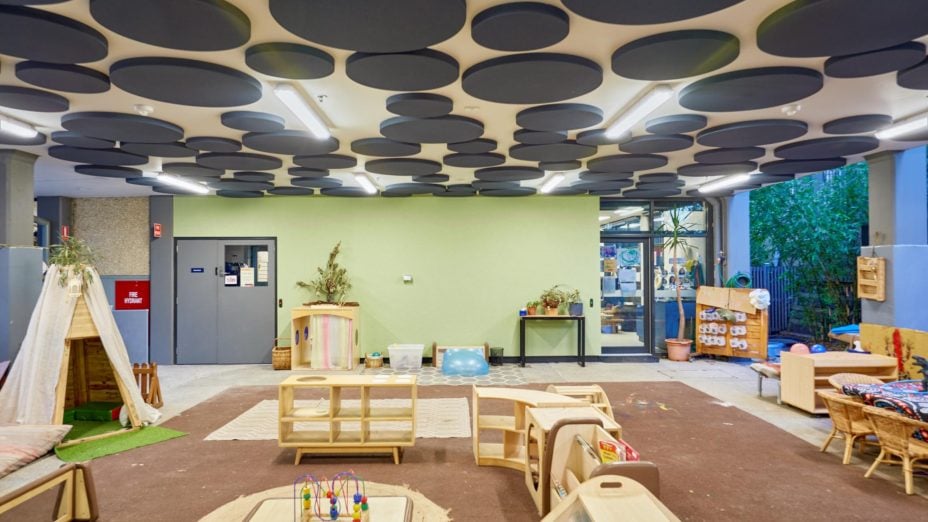 Gowrie CLP outdoor space with acoustic upgrades 2