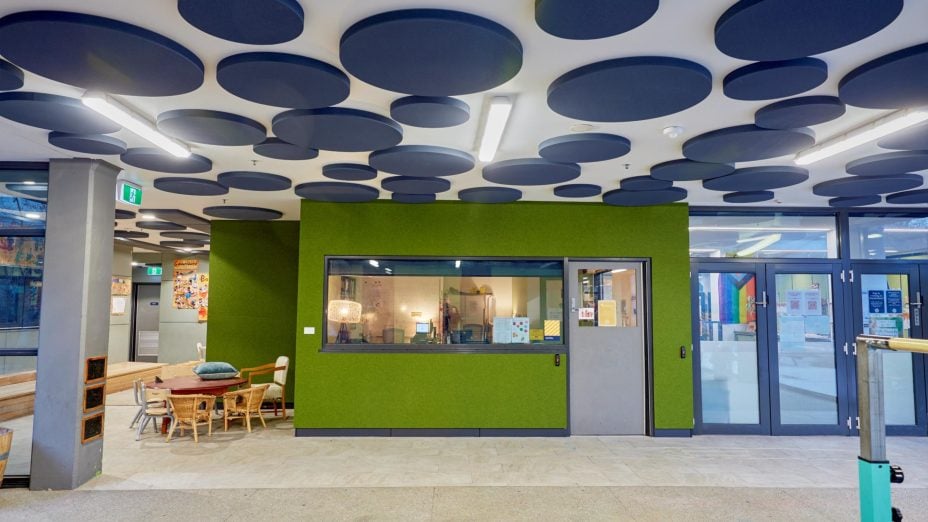 Gowrie CLP outdoor space with acoustic upgrades 1