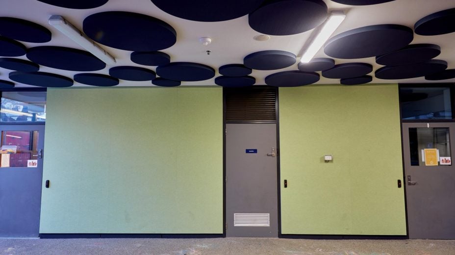 Gowrie CLP outdoor space with acoustic upgrades 3