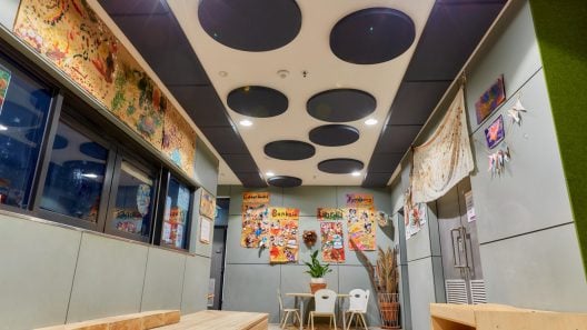 Gowrie CLP acoustic upgrades in kitchen area